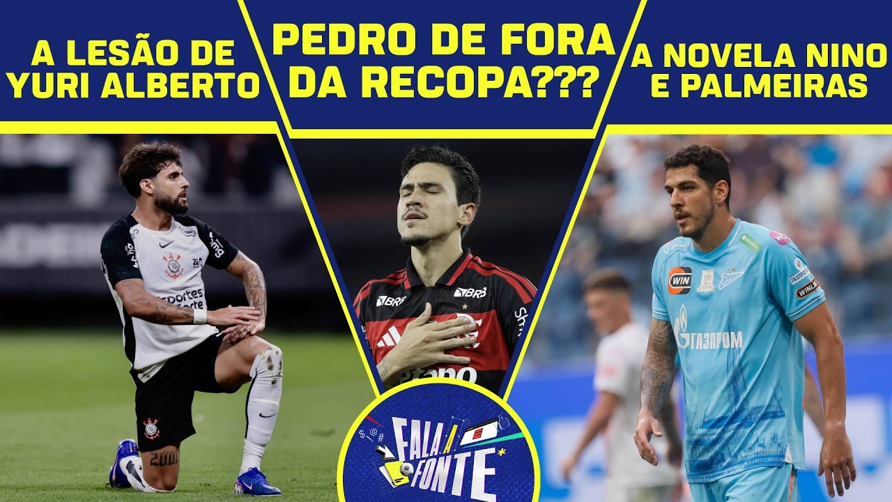 PEDRO VAI JOGAR A RECOPA? | 'NOVELA' NINO/PALMEIRAS SEGUE | LESÃO DE YURI ALBERTO PREOCUPA?