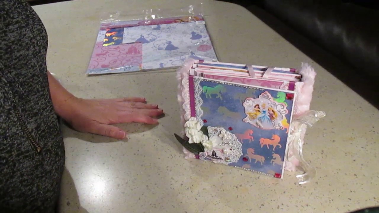 (francais) Scrapbooking: un album flip mini "Princesses de Disney"
