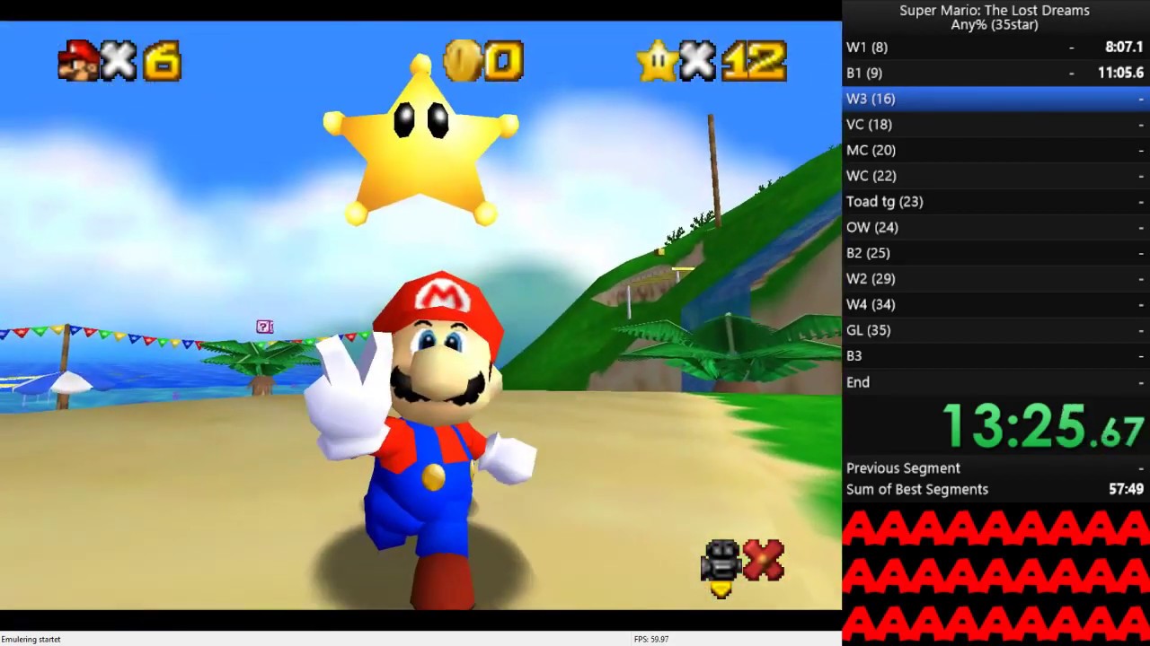 [Former WR] Super Mario: The Lost Dreams speedrun in 50:52.11