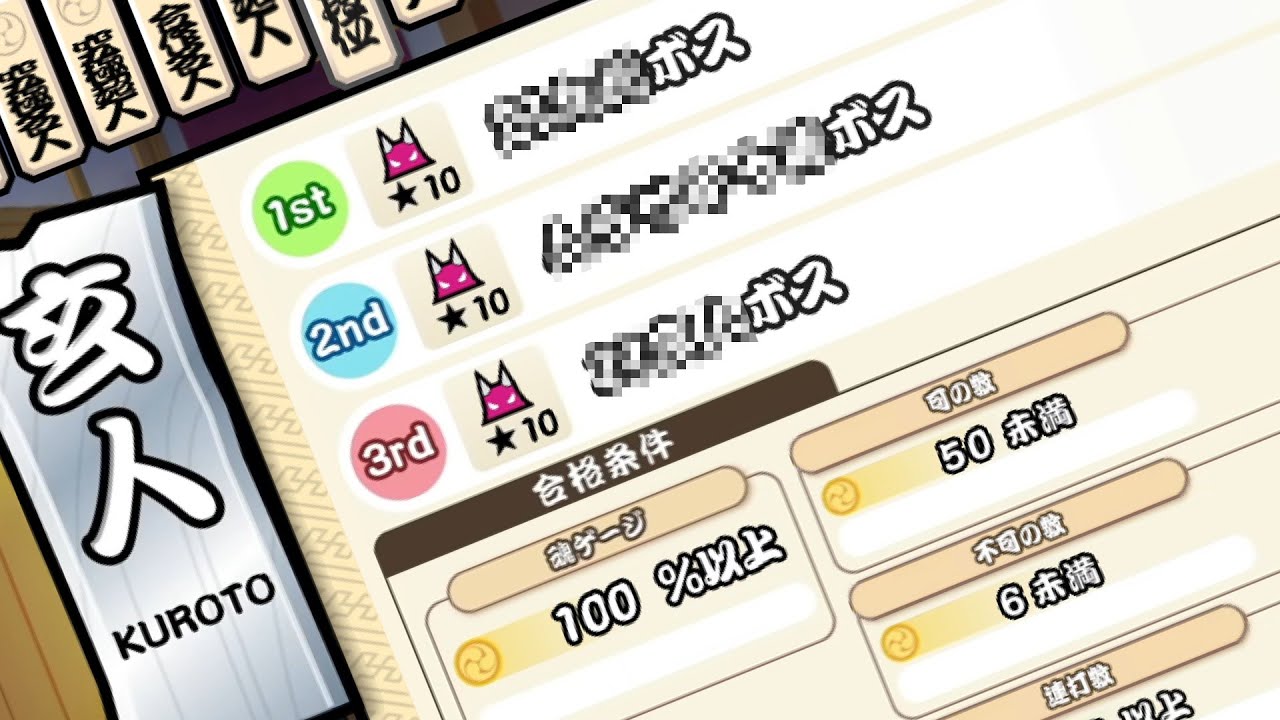 【検証】段位のボスだけで人段位は作れるのか　【玄人編】