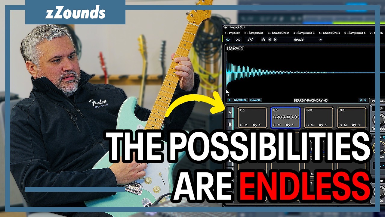 Watch him turn GUITAR into DRUMS in ONE CLICK with Fender Studio Pro!