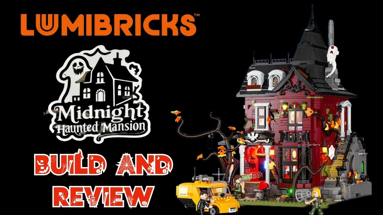 Lumibricks- Midnight Haunted Mansion-L9092-Build And Review 