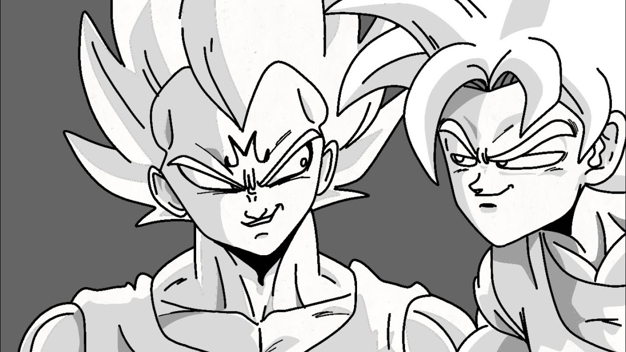 GOKU VS VEGETA SÓ QUE PARA SEQUELADOS KKKKK