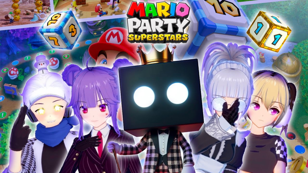 SenpAIs play a CHAOTIC game of Mario Party Superstars!