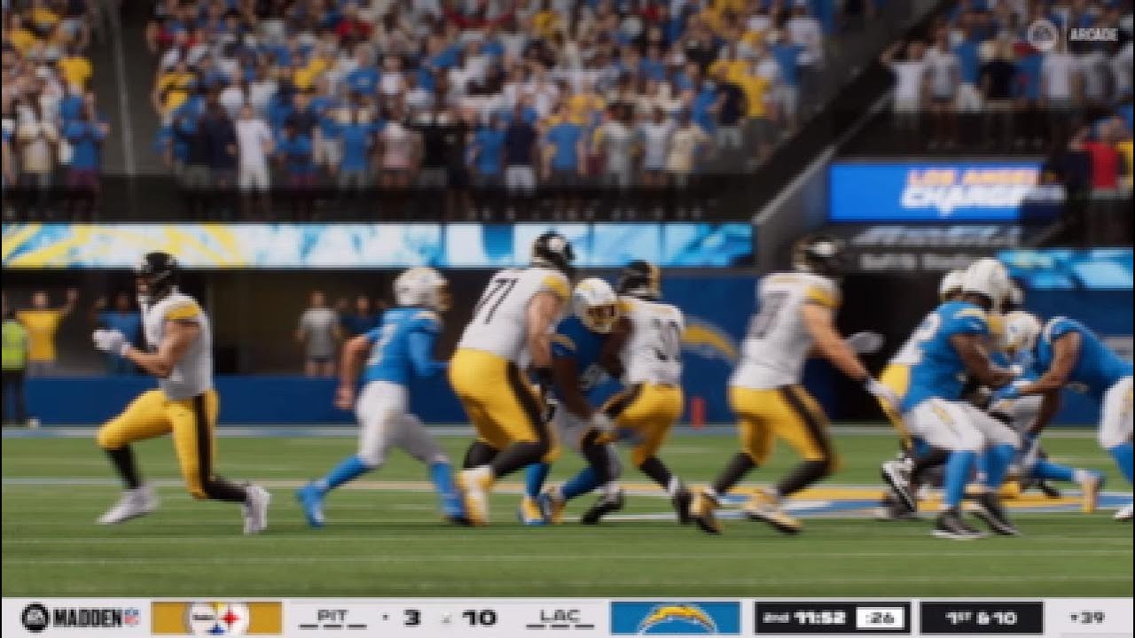 NFL SimPlayoffs PIT VS LAC 1st half