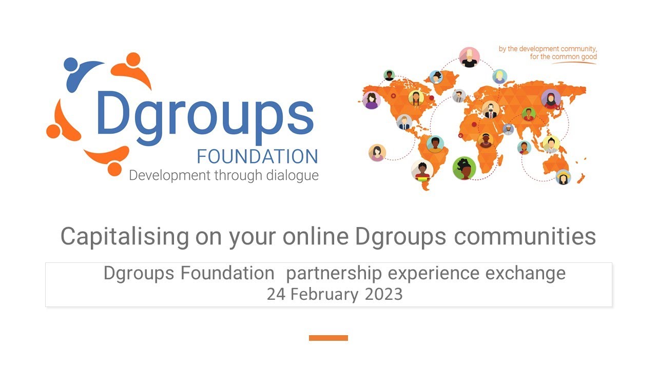 Dgroups Foundation partnership experience exchange