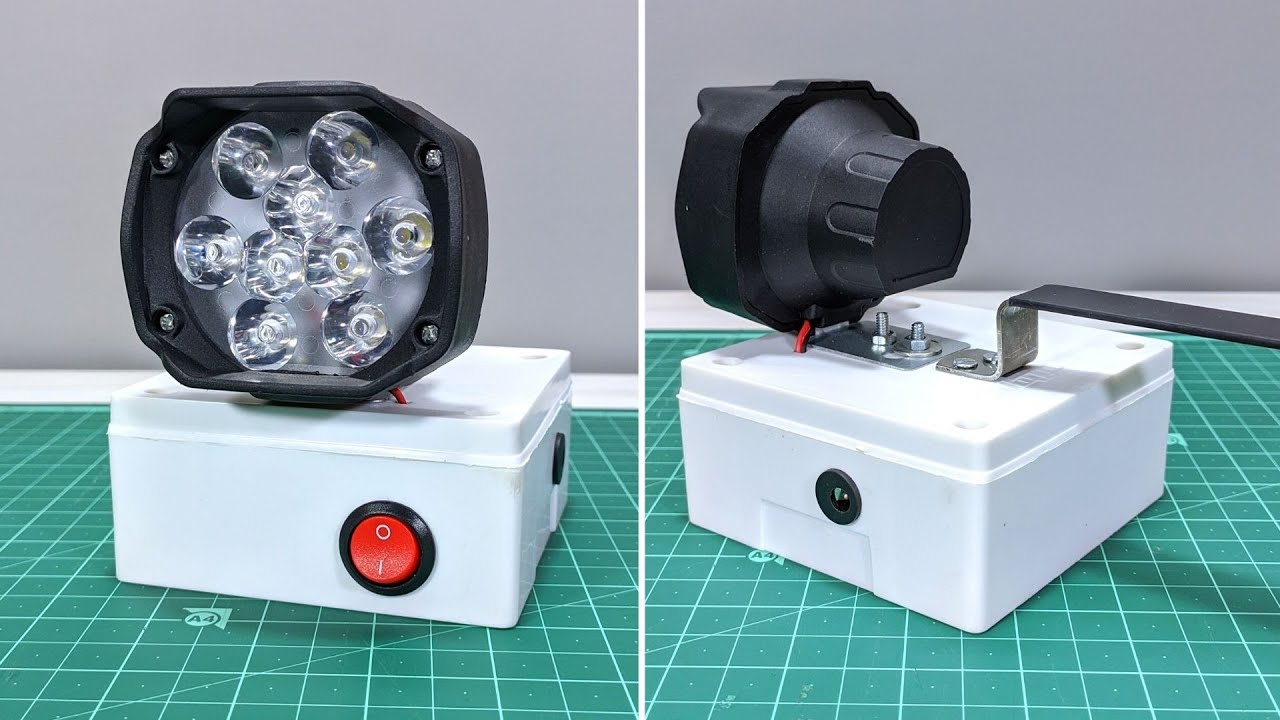 How to Make a Rechargeable Emergency Light | DIY Emergency LED Flashlight
