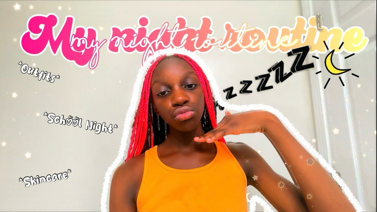 💤 Night Routine Before School ✨ skincare + chill vibes