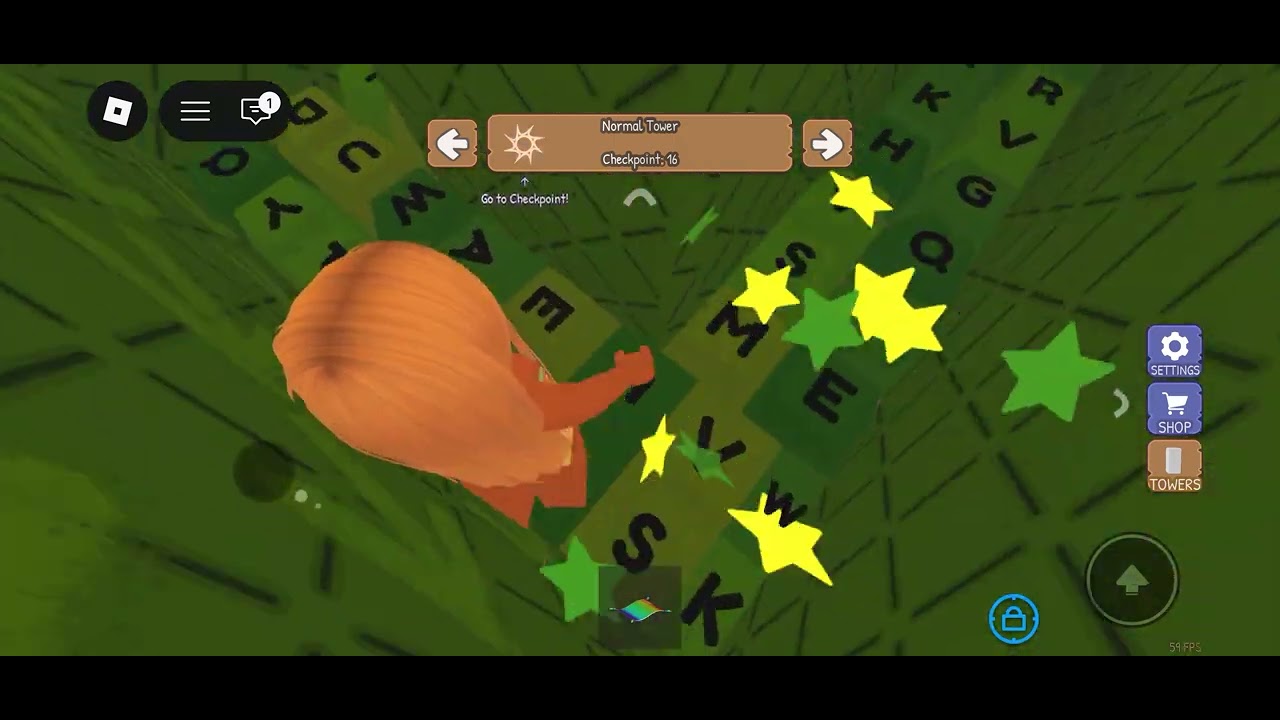 Playing keyboard tower 