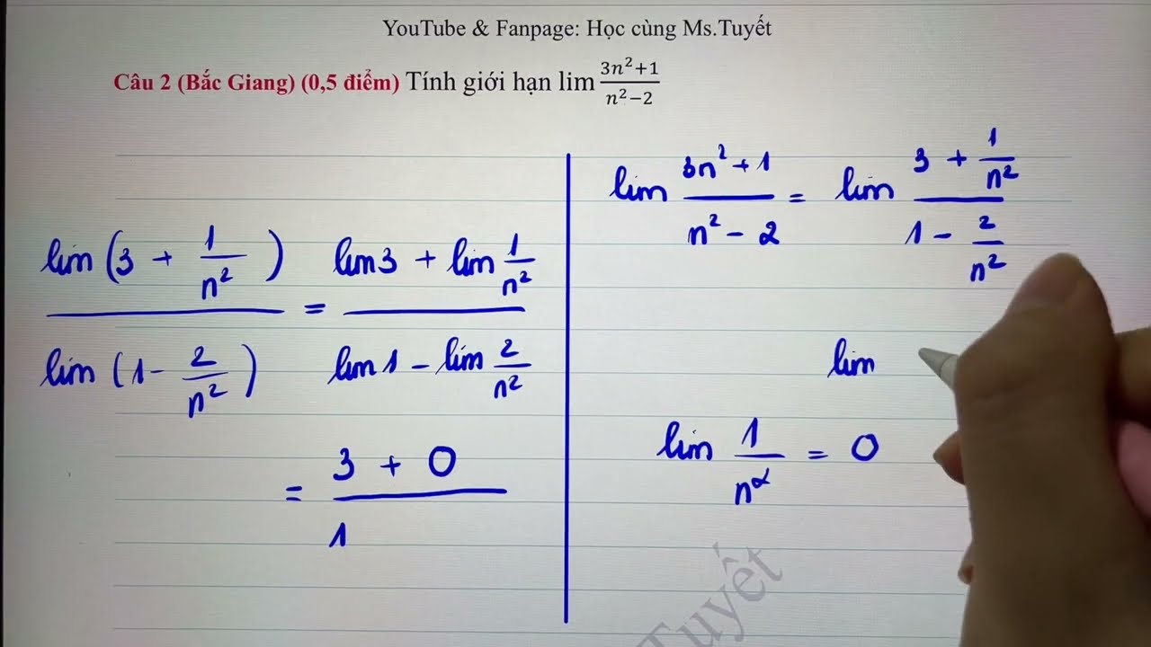 Toán 11.CĐ5. T1. Tìm giới hạn của dãy số - trích đề thi HK