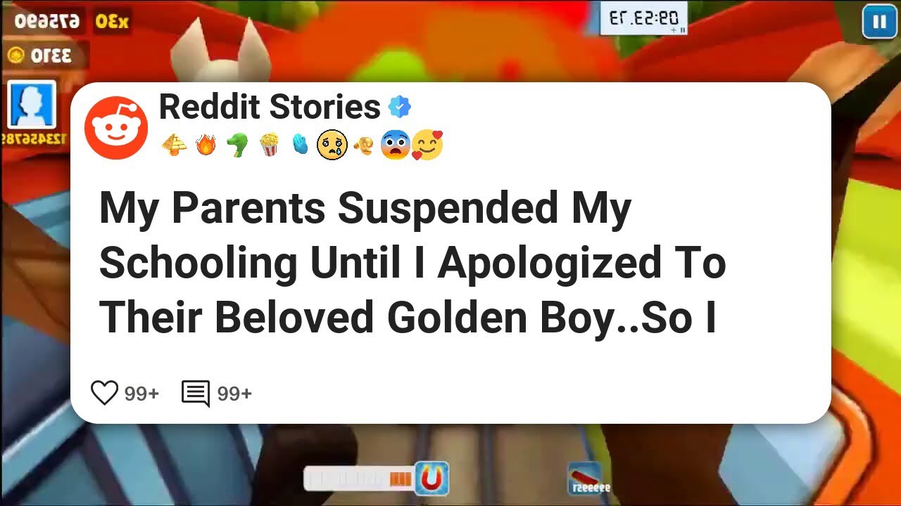 My Parents Suspended My Schooling Until I Apologized To Their Beloved Golden Boy..So I #reddit 