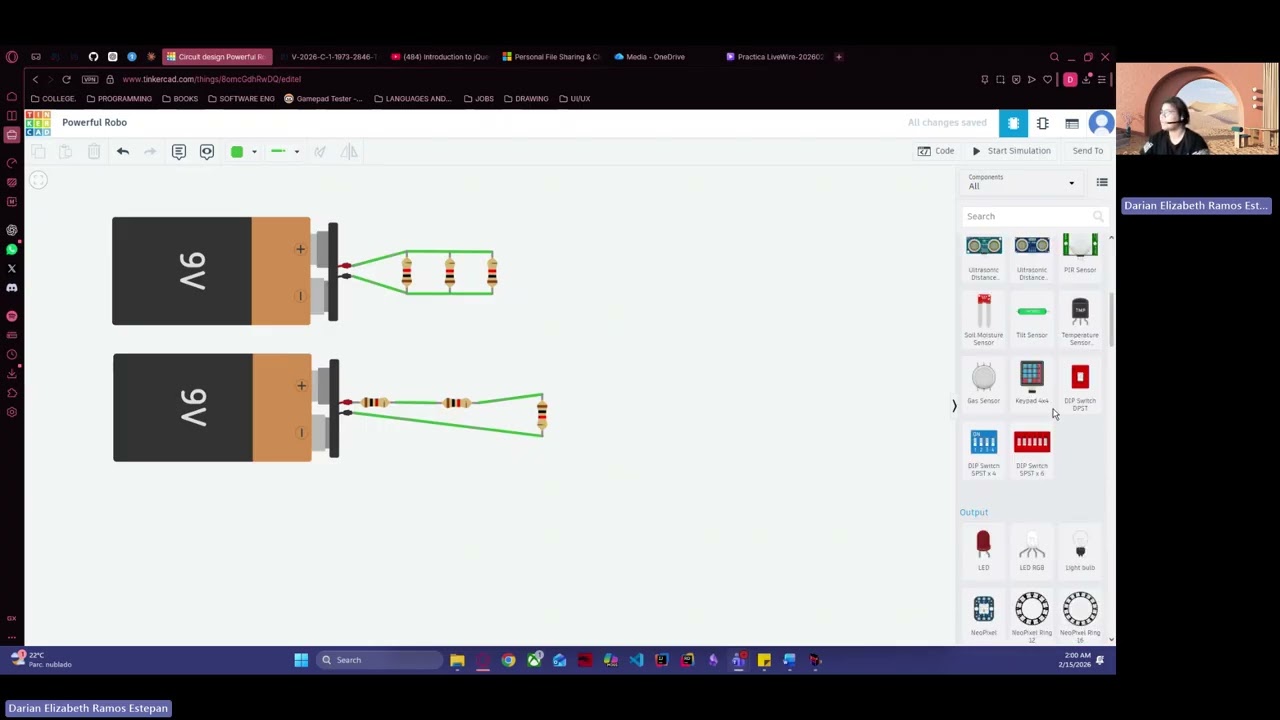 Practica LiveWire y Tinkercad