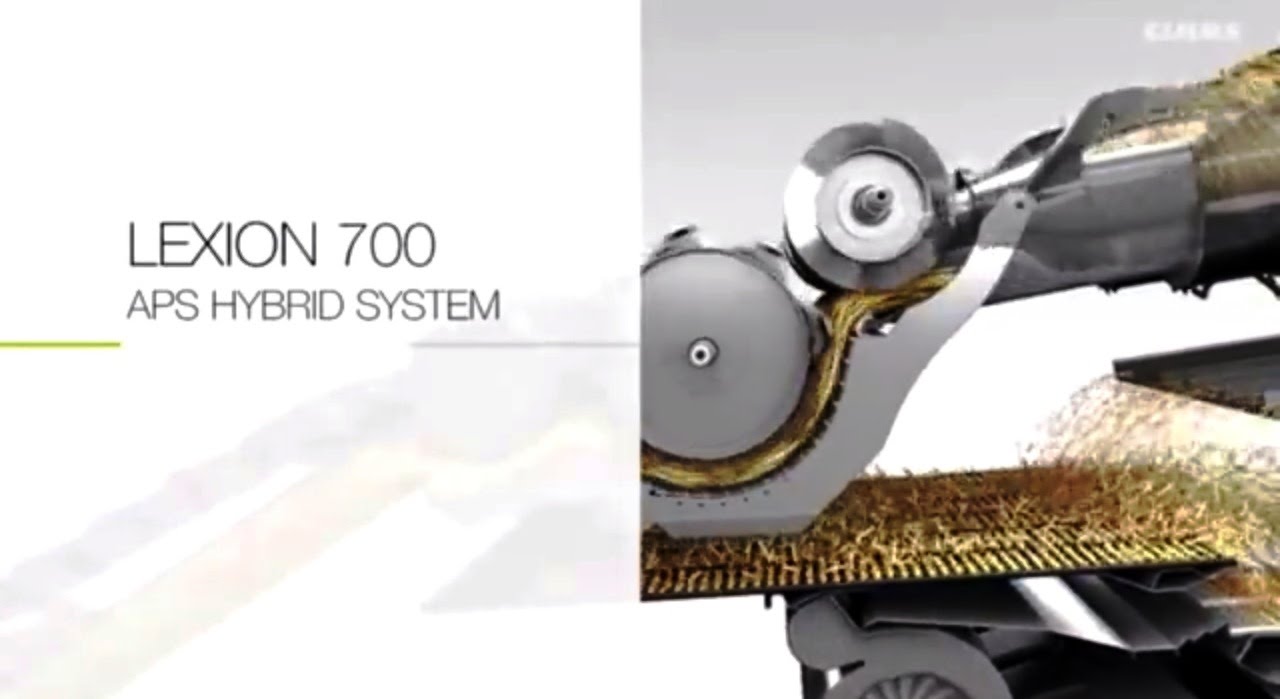 Как работает система APS HYBRID в комбайне LEXION 700?
