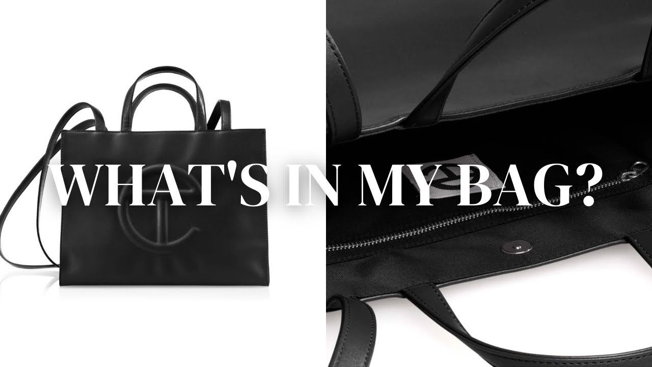 What’s in my bag l Telfar Medium Black Shopper Bag