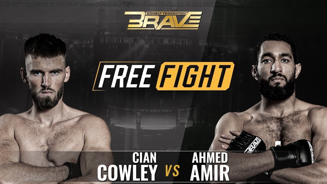 FREE MMA Fight | Cian Cowley vs Ahmed Amir | BRAVE CF 41