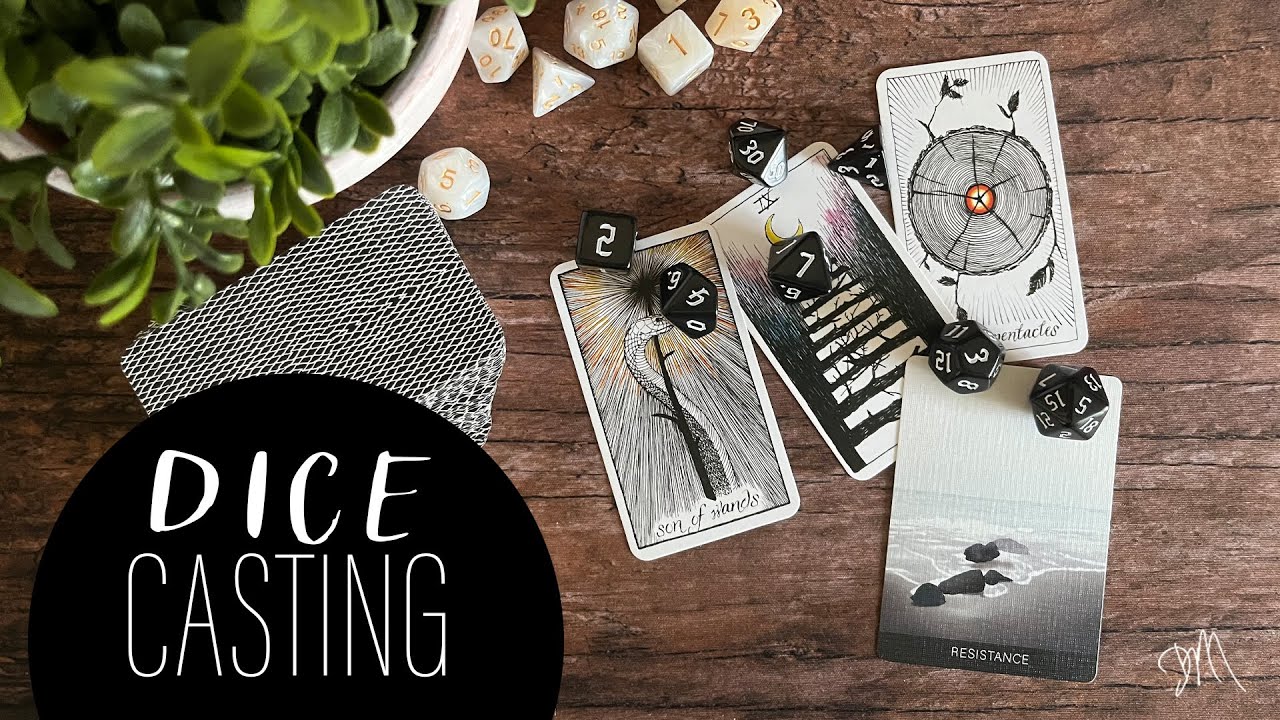 DICE CASTING:  Divination with Tabletop Dice and Tarot with @Lisa_Papez