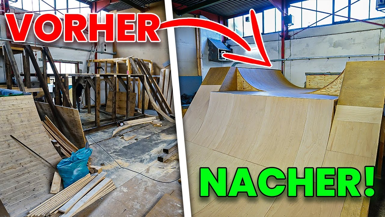 Wir BAUEN unsere SKATEHALLE NEU!