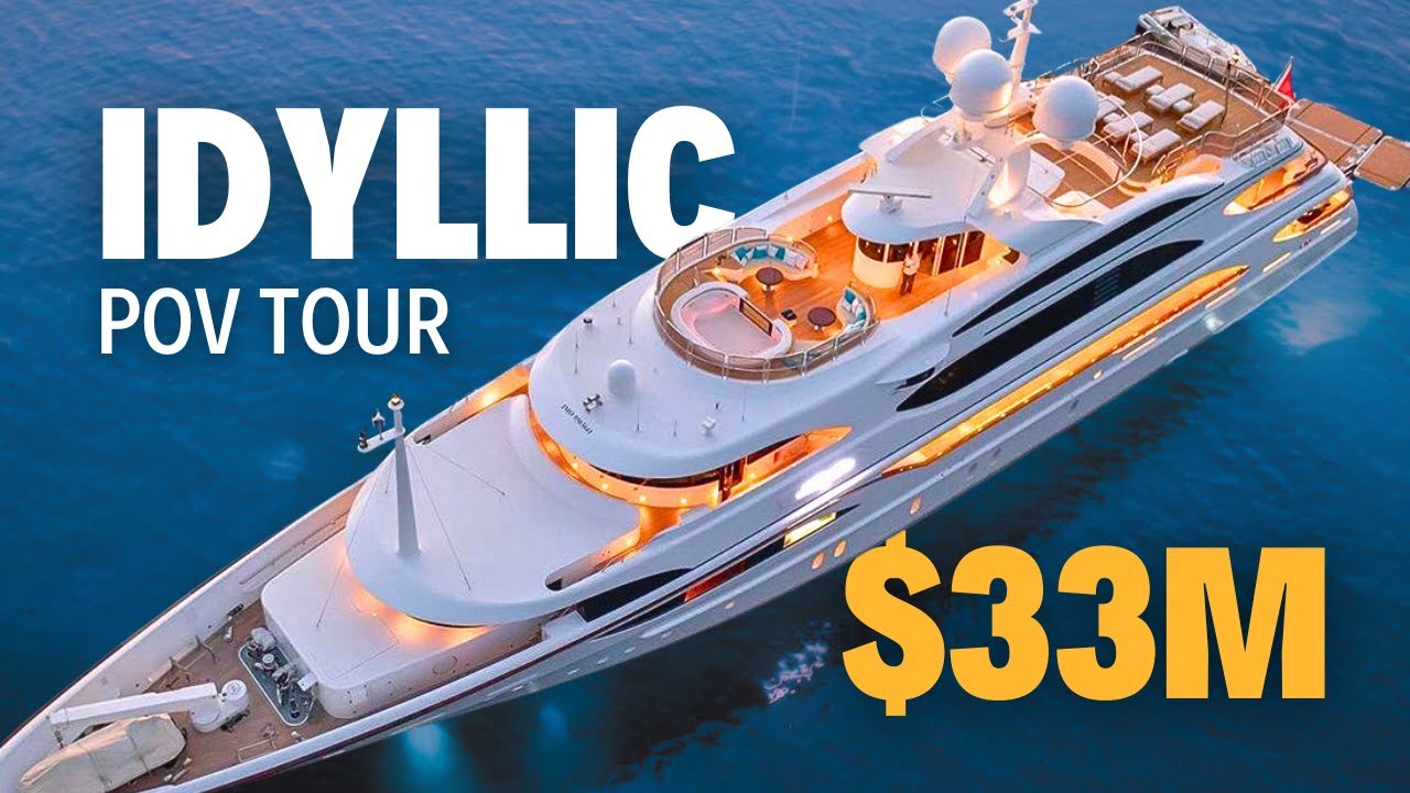 POV Tour of Luxury Superyacht 'Idyllic
