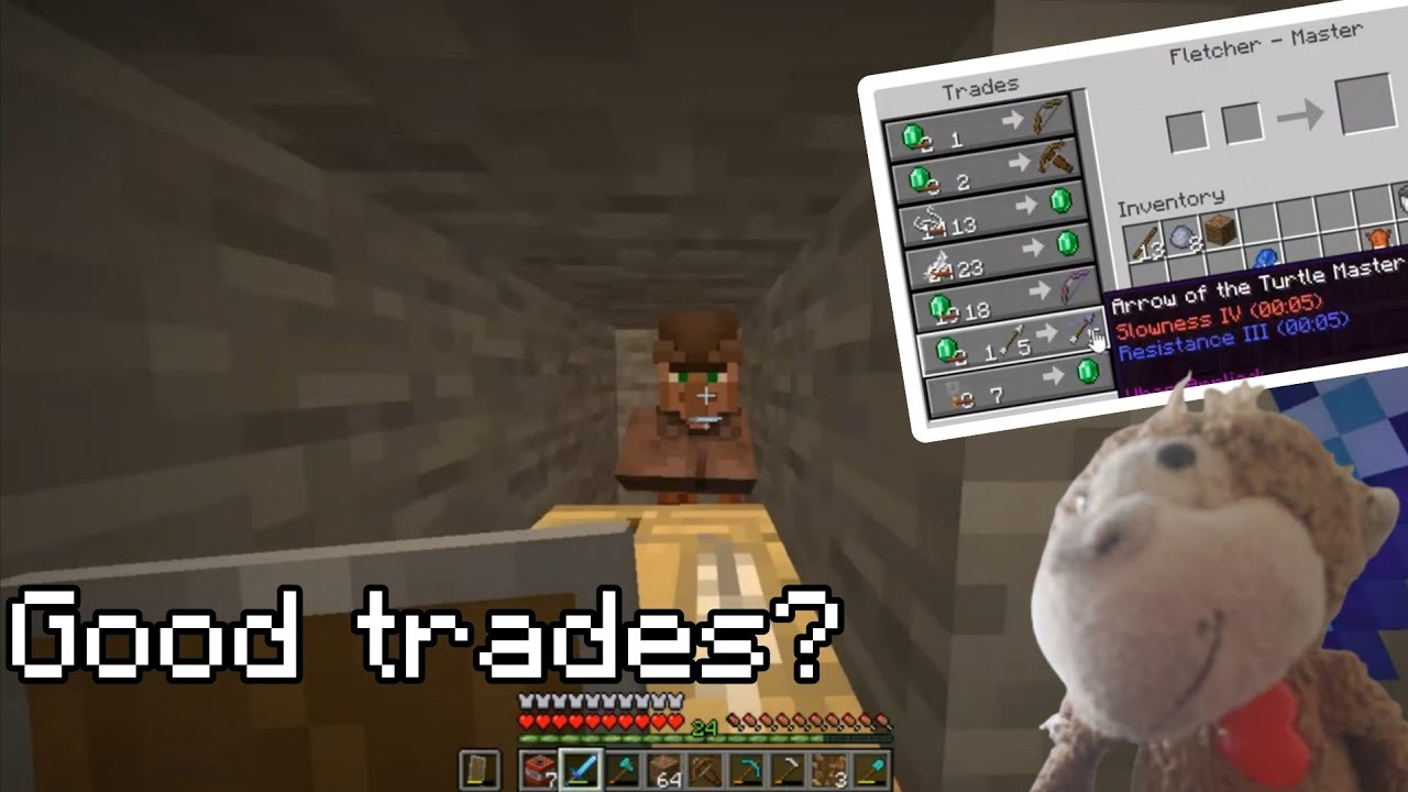 Trading with Villagers: Donjay SMP | Minecraft