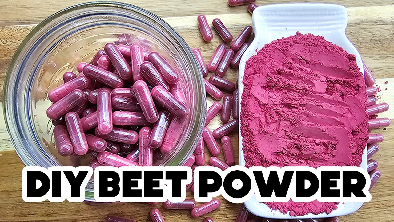 Dehydrate Fresh Beets for Beet Powder -- AND supplements! You can do it!