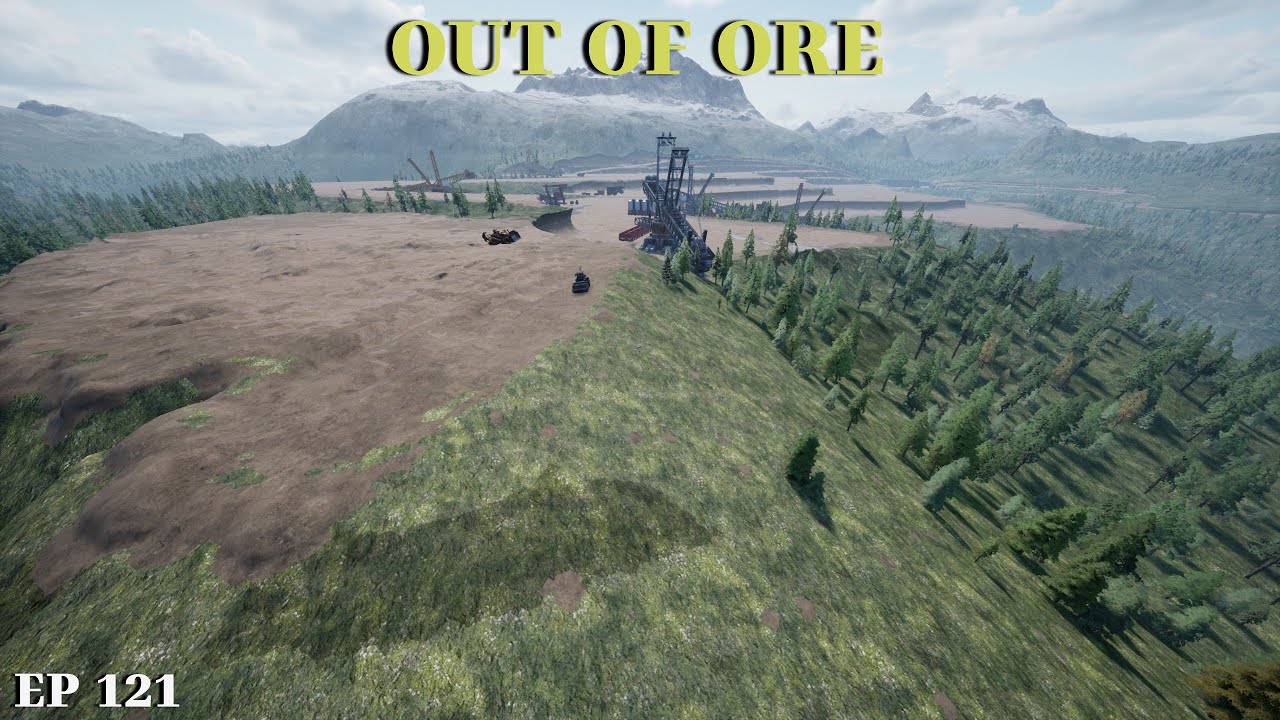 out of ore forest hill project working around the mine (Portrait)