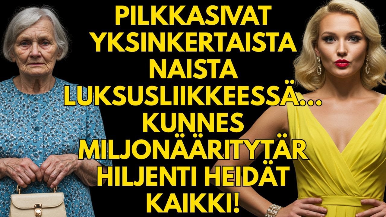 PILKKASIVAT YKSINKERTAISTA NAISTA LUKSUSLIIKKEESSÄ… KUNNES MILJONÄÄRITYTÄR HILJENTI HEIDÄT KAIKKI!