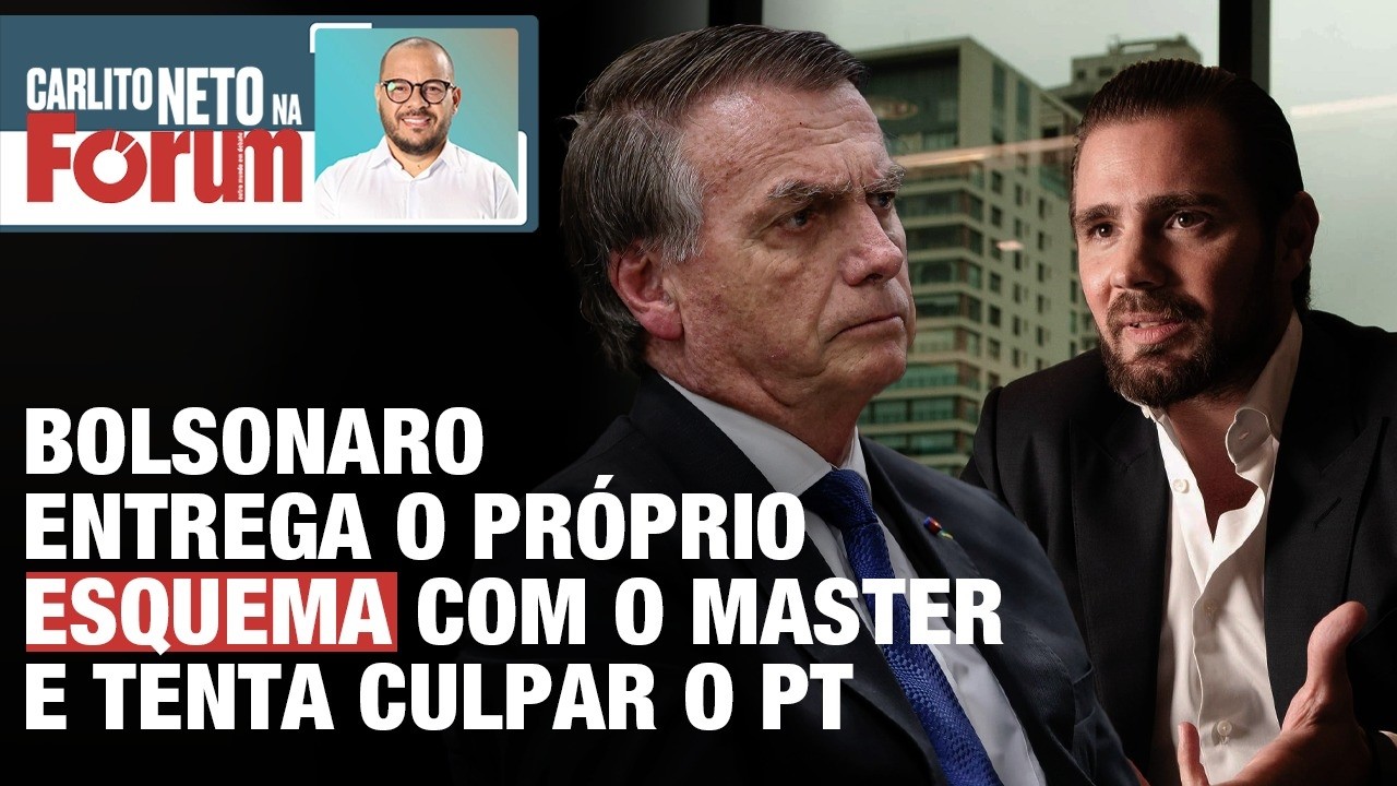 BOLSONARO ENTREGA O PRÓPRIO ESQUEMA COM O MASTER E TENTA CULPAR O PT
