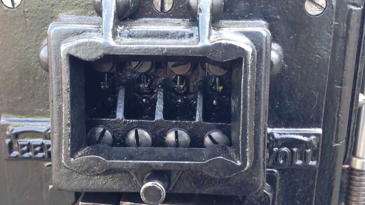 Bronsmotor 2D15 loopt zo langzaam mogelijk