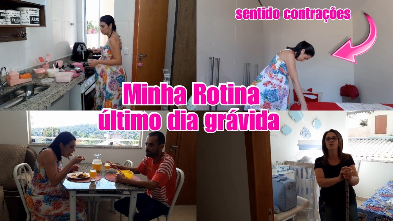 VLOG; Meu último dia grávida, mamis ajudou na organização, sentido contrações || Laís Veloso