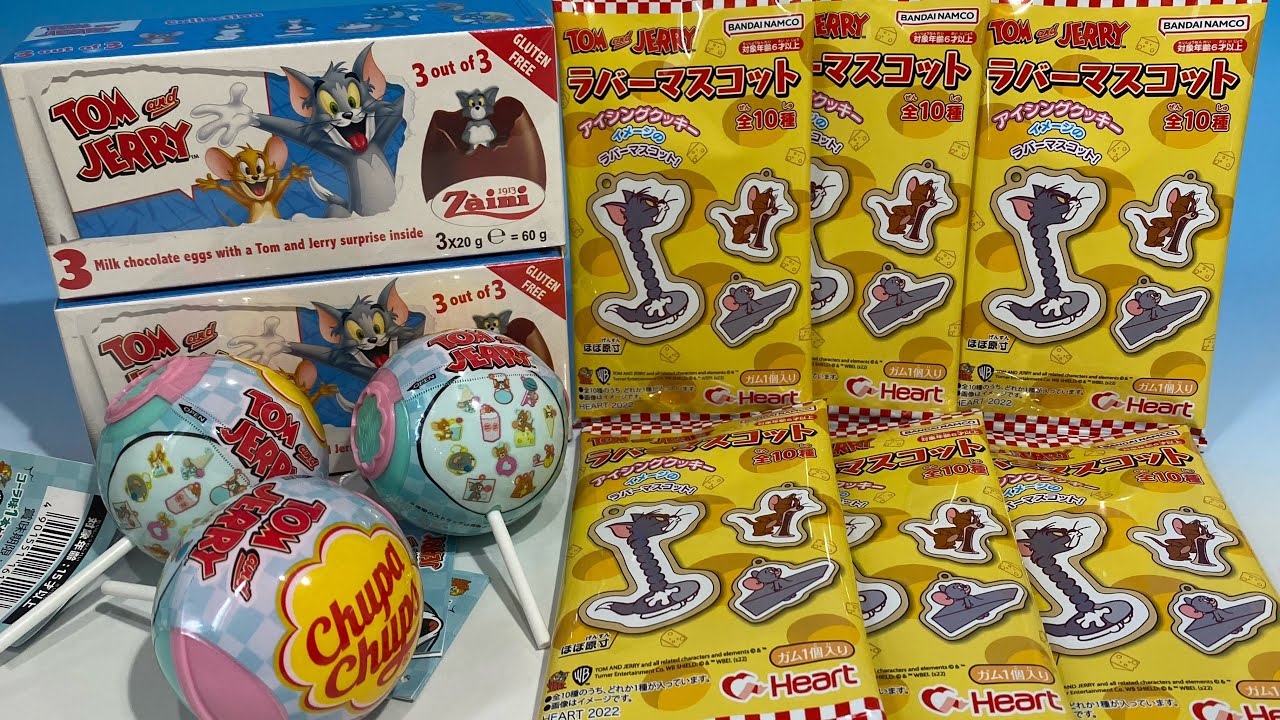 トムとジェリー　食玩　チョコエッグ　ラバマス　チュッパチャプス