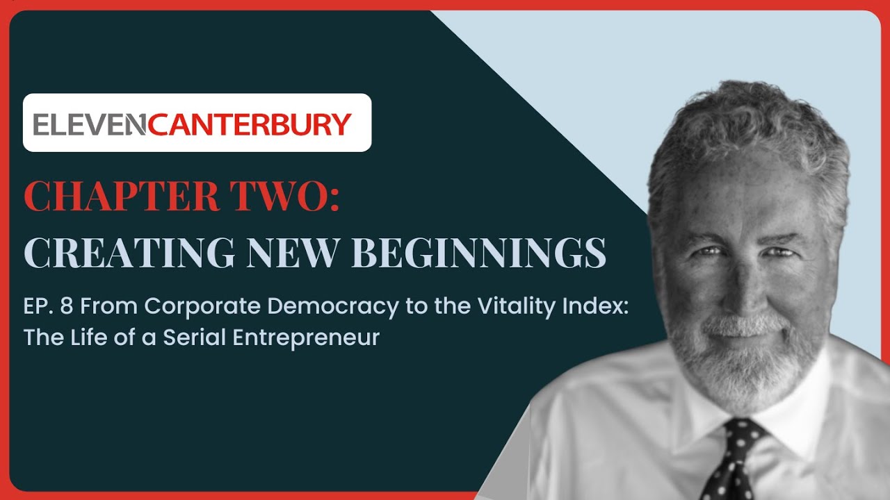 From Corporate Democracy to the Vitality Index  The Life of a Serial Entrepreneur