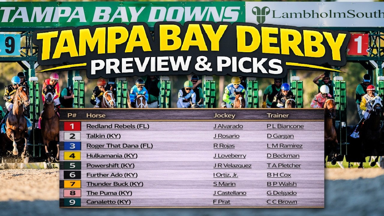Tampa Bay Derby 2026 Picks and Preview | Kentucky Derby Prep Race