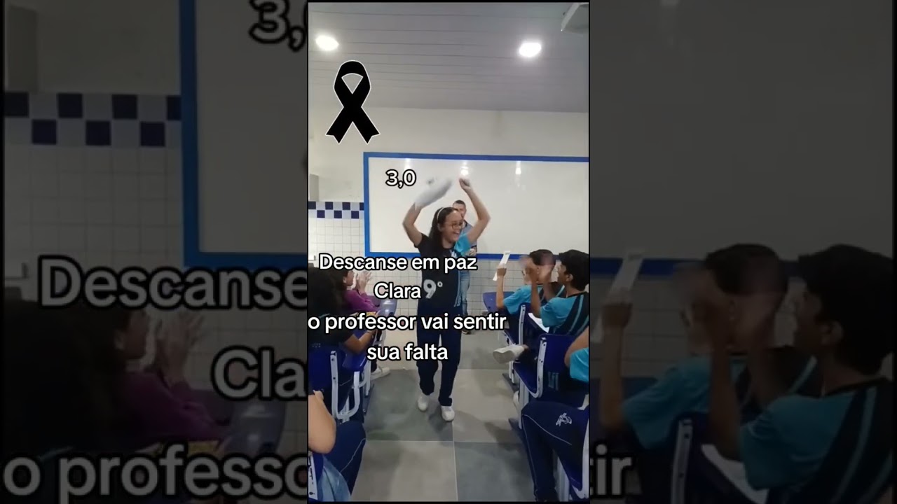 not&iacute;cia triste. | Descanse em paz. #escola #luto #shorts