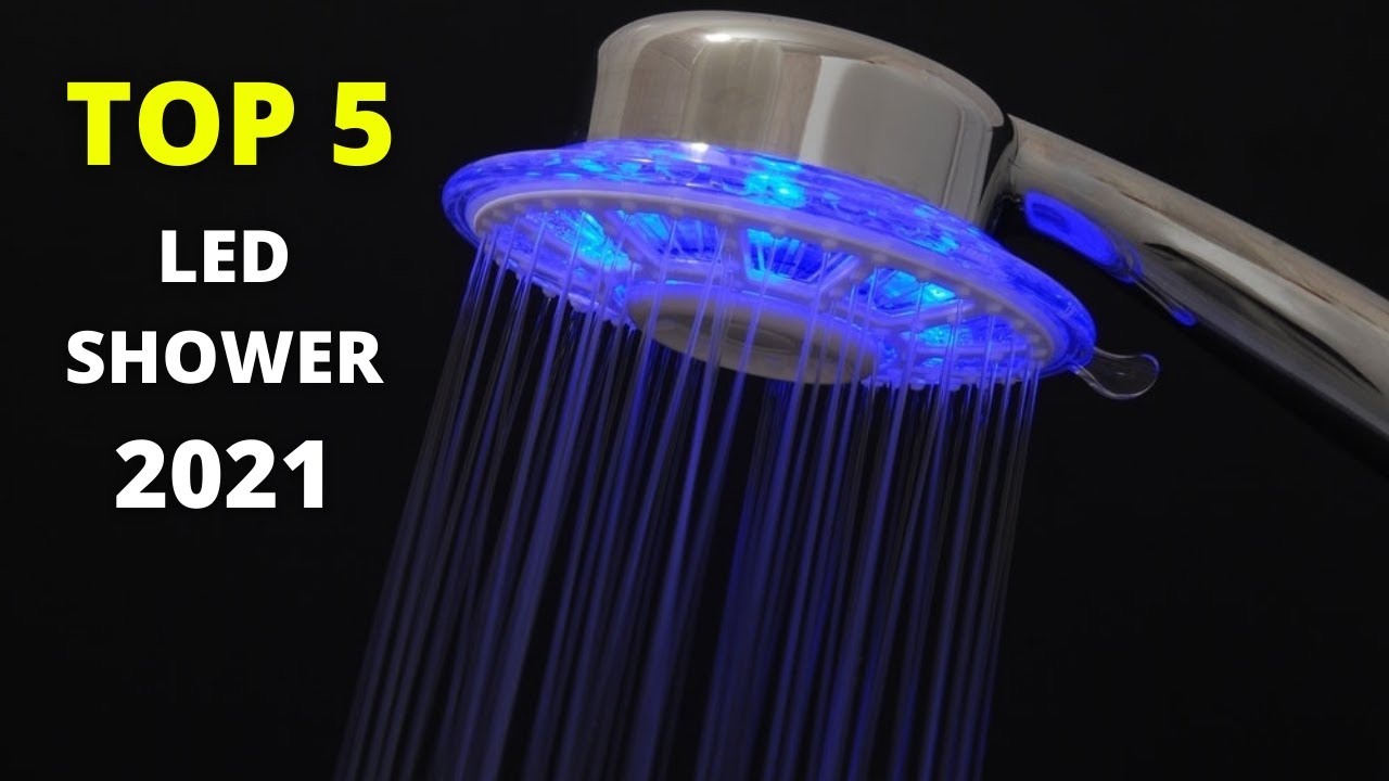 Top 5: Best LED Shower Heads of 2021 | High Pressure Showerhead Hand Held, Rain Shower