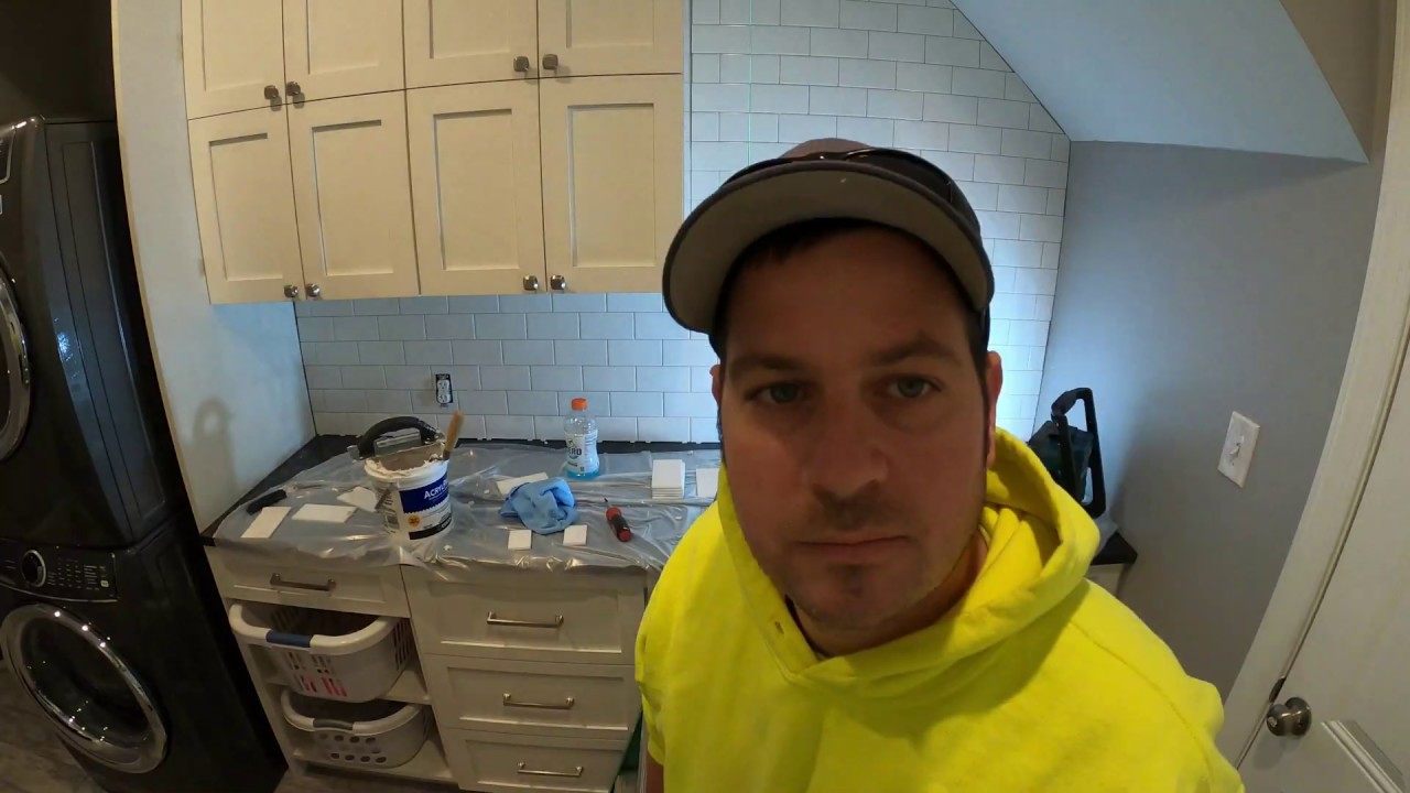 Finished laundry room Vlog #4