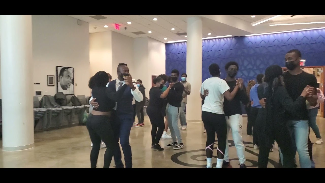 Haitian Bolero Dance workshop at northeastern university .