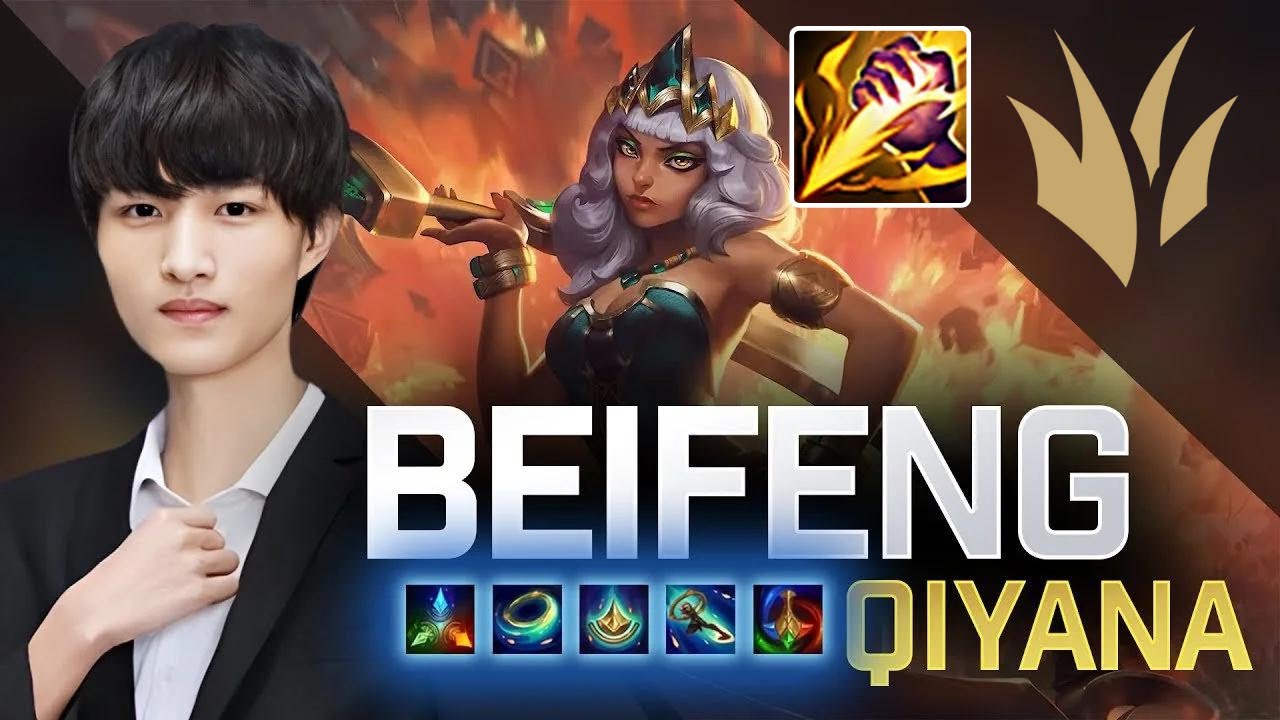 *1800 LP QIYANA* | HOW BEIFENG PLAYS QIYANA JUNGLE IN KOREAN CHALLENGER | Season 14