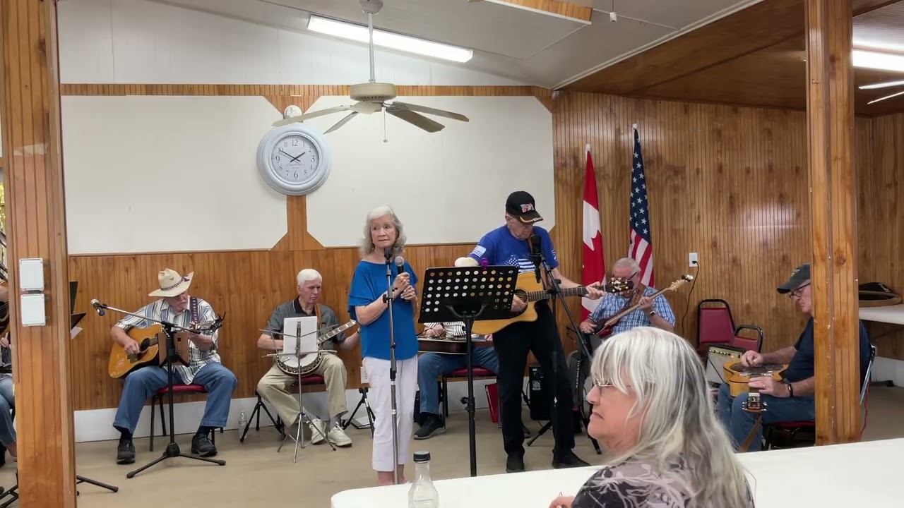 Gail singing at Hal and Friends ,  I Don’t Know About Tomorrow