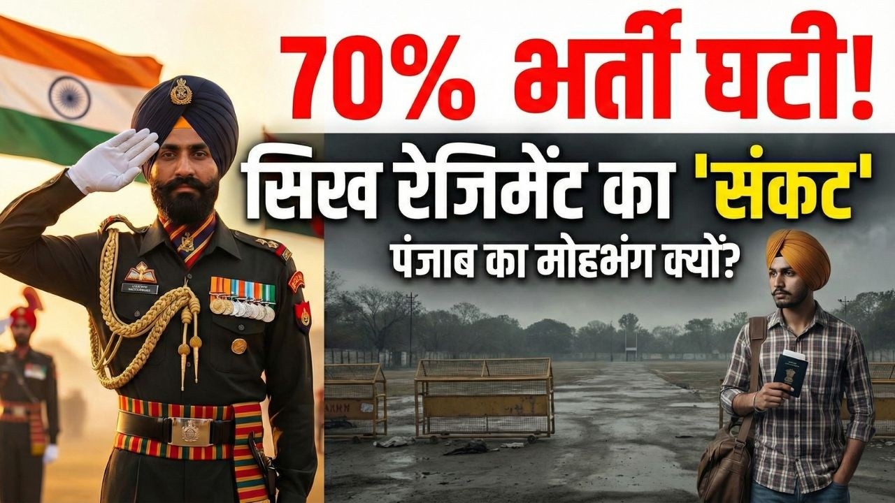 Sikh Regiment Crisis: पंजाब से सेना में 70% भर्ती क्यों घटी? | Agnipath Scheme Impact