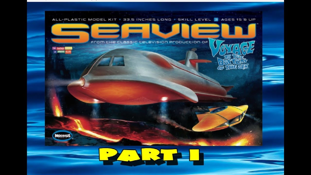 Путешествие на дно моря – сборка модели Seaview в масштабе 1/128 от Moebius, часть 1.