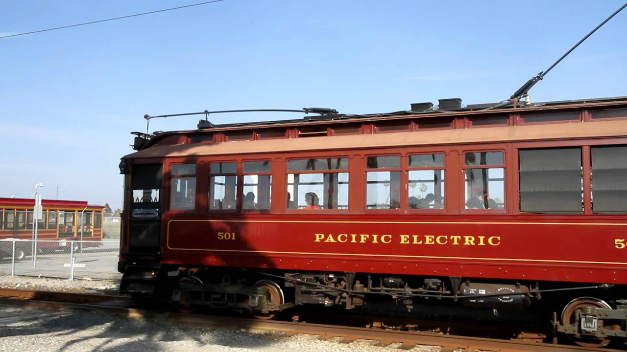 SOUTHERN CALIFORNIA  PACIFIC ELECTRIC RED CAR 500 SERIES (TRAIN) PORT OF LOS ANGELES