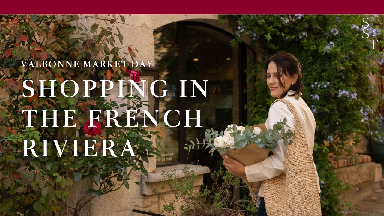 Come Shop With Me in a French Village | Valbonne’s Market & Artisinal Finds | SIMPLY SLOW TRAVELER