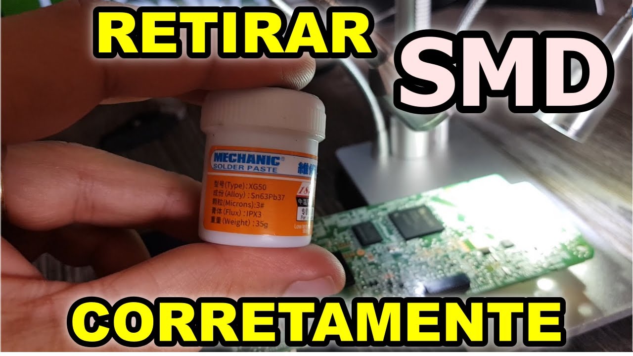 Como retirar um SMD de forma Correta! Use essas ferramentas que comprei no Aliexpress, eu recomendo.