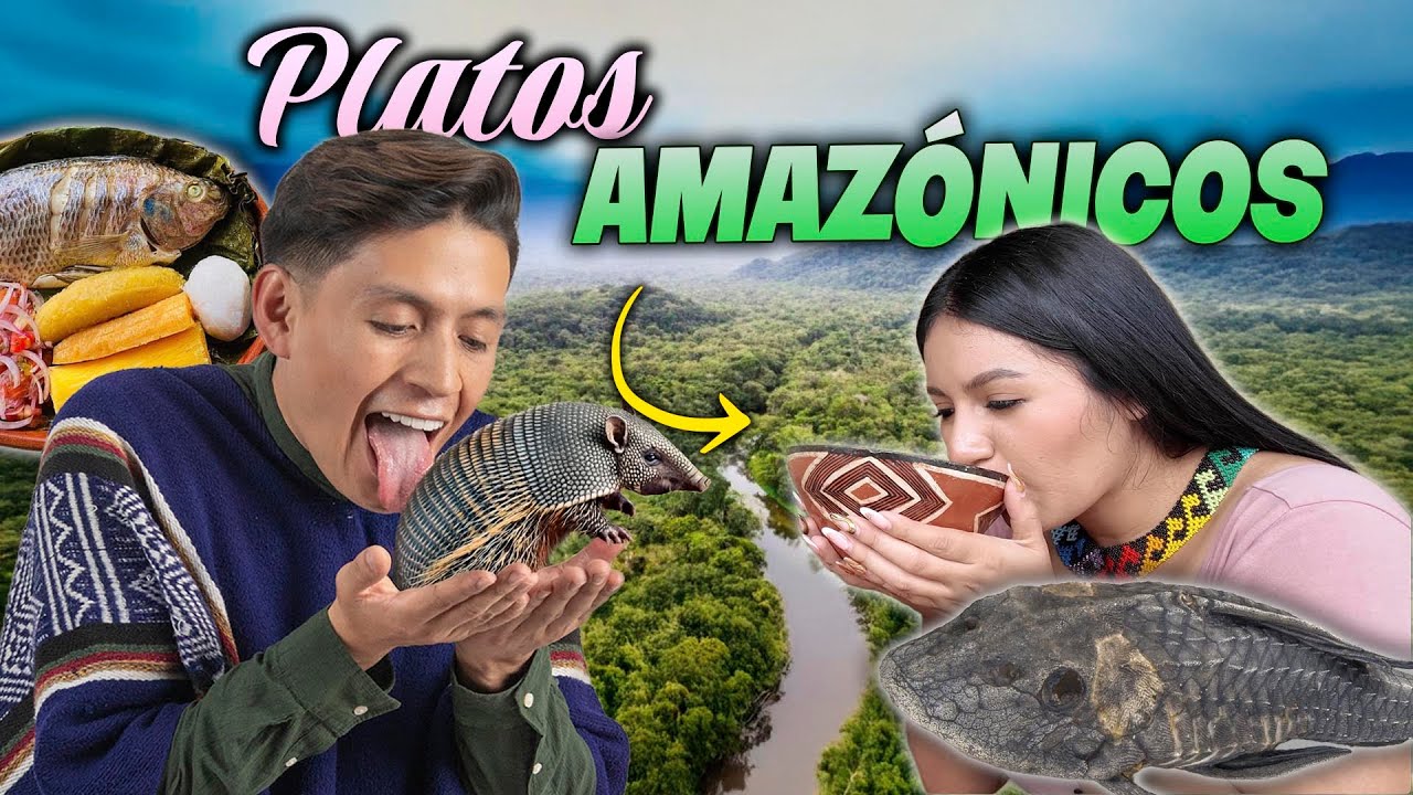 TRADICIONALES COMIDAS de MERCADO (en la Amazonia) | Nathaly Pirish