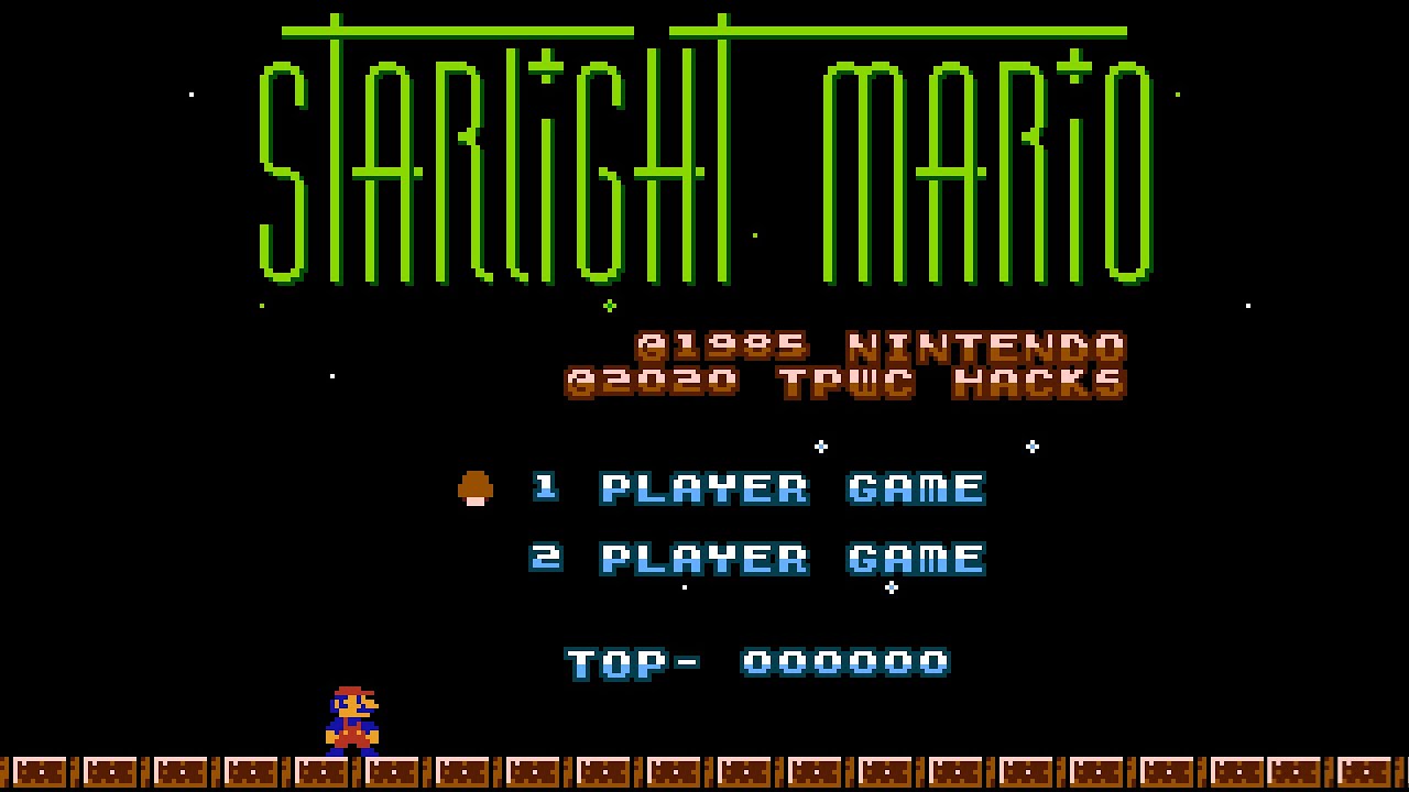 Starlight Mario - Mario 1 Hack - NES