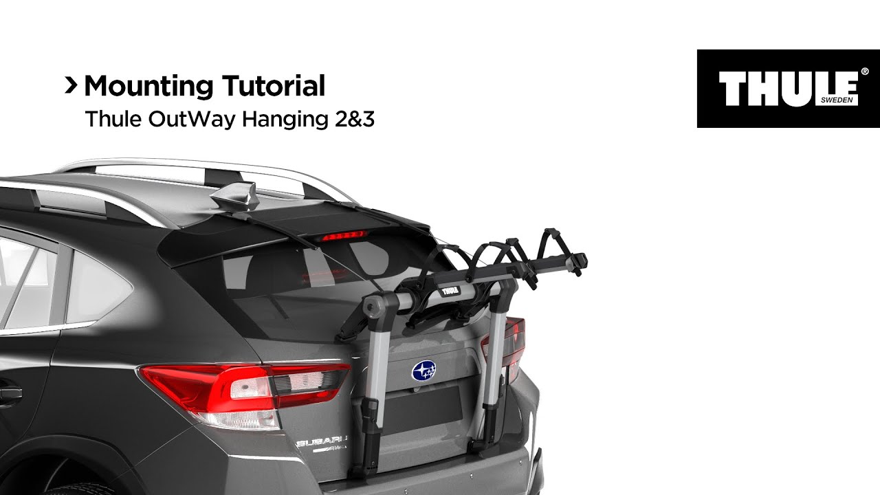 Trunk Bike Rack - Thule OutWay Hanging (Mounting Tutorial)