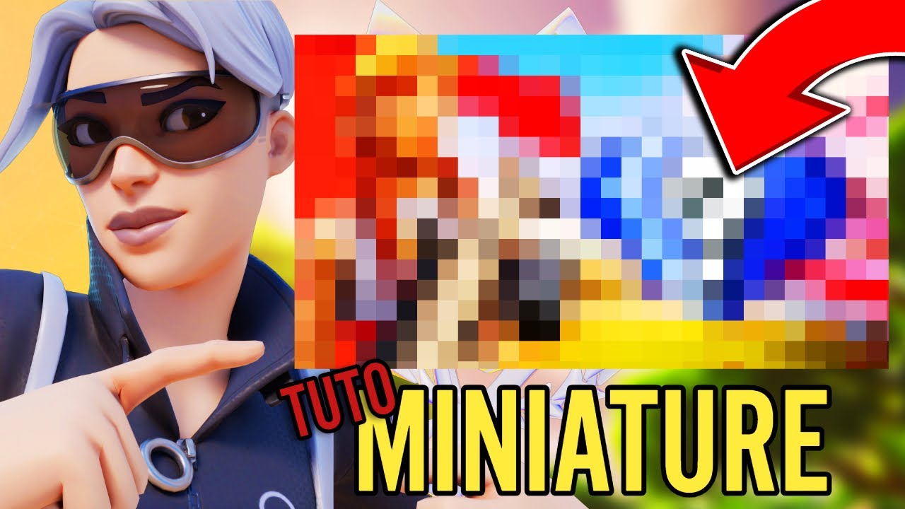 COMMENT FAIRE UNE BELLE MINIATURE FORTNITE FACILEMENT✅