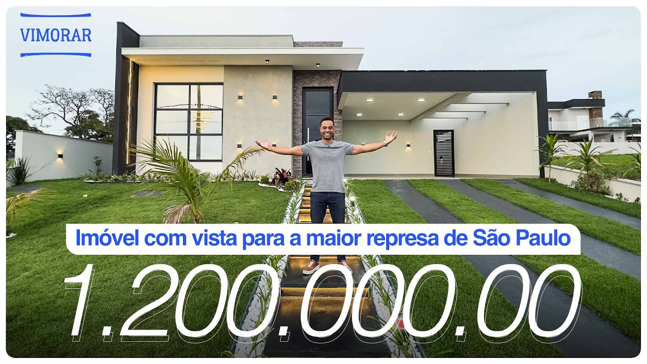 Você já viu uma CASA com VISTA para REPRESA Video do canal @vimorar