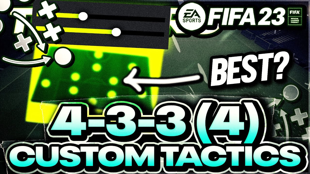 Fifa 23 433 (4) META CUSTOM TACTICS and Instructions