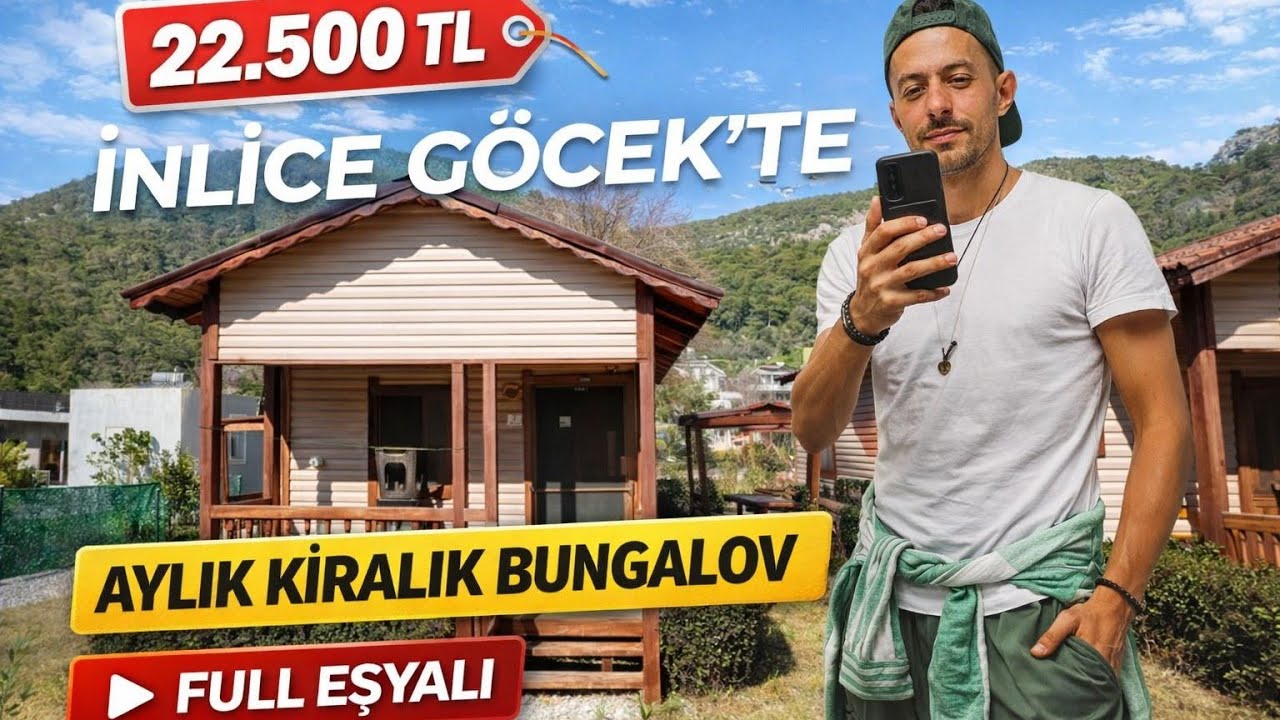 Göcek’te Kiralar Uçmuşken… 22.500 TL’ye 2+1 Bungalov!